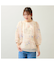【セットアップ対応】パネル刺繍風ブラウス