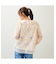 【セットアップ対応】パネル刺繍風ブラウス