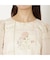 【セットアップ対応】パネル刺繍風ブラウス