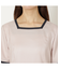 【美シルエットワンピ】【接触冷感/防シワ】パイピングリボンワンピース