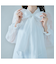 リボンタイブラウス