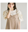 胸元リボンサロペット