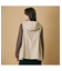 サイドタックフード付きジレ