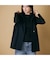 サイドタックフード付きジレ