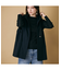サイドタックフード付きジレ