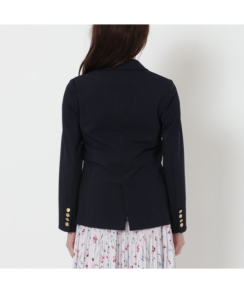 【新品タグ付】ローズティアラ46 ノーカラージャケット ランタンスリーブ♡ コクーンスリーブノーカラージャケット｜TIARA（ティアラ