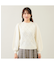 アーガイルリボンニット