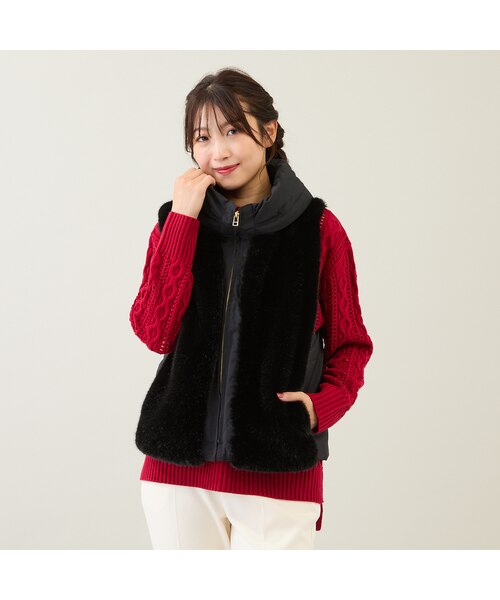 3WAY】ダウンベスト付きコート｜ローズティアラの通販｜&mall（アンド