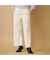 ウォームストレッチワイドパンツ/White