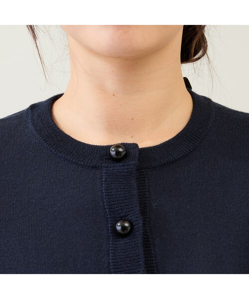 ねこ刺繍ニットカーディガン｜ローズティアラの通販｜&mall（アンド