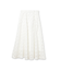 フラワー立体刺繍スカート