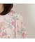 シフォンプリントワンピース