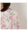 シフォンプリントワンピース