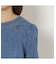【伸縮性◎】サクランボ刺繍デニムチュニック