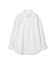 リボン付きシャツブラウス
