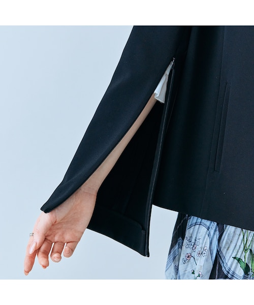 ノーカラーコンパクトジャケット｜ローズティアラの通販｜&mall