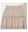 ダブルフリルティアードスカート