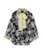 フラワーパネルプリントブラウス