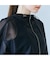 シアーメッシュジップアップブルゾン