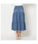 ティアードデニムスカート