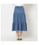 ティアードデニムスカート