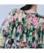 モザイクフラワープリントブラウス