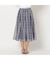 【セットアップ対応】マドラスチェック風プリントスカート