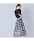 ビッグギンガムタックスカート
