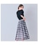 ビッグギンガムタックスカート