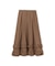 【モデル美香着用】裾ギャザーフリル付きスカート