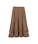 【モデル美香着用】裾ギャザーフリル付きスカート