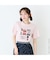 【HELLO KITTY】ハローキティ ロンドンプリント刺繍Tシャツ