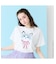 ネコプリント半袖Tシャツ