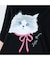 ネコプリント半袖Tシャツ
