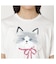 ネコプリント半袖Tシャツ