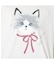 ネコプリント半袖Tシャツ