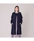 【モデル美香着用】リバー仕立てマフラー付きロングコート