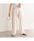 クレープワイドタックパンツ
