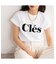 ClesフロッキーロゴＴシャツ