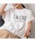 パール＋プリントロゴボックスＴシャツ