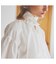 ボリュームスリーブリボンブラウス