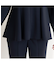 パールボタンフレアブラウス