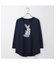 厚盛りラバープリントうさぎＴシャツ
