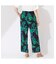 リーフジャングルプリント　オールゴムパンツ