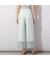 オーガンジー・二重仕立てワイドパンツ