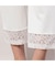 レースクロップドパンツ〔透け防止機能つき〕