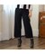 【S・Mサイズ】ダブルクロス　ワイドクロップドパンツ