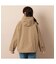 ライナー付き・フード付きラグランショートコート
