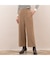 ワイドクロップドパンツ