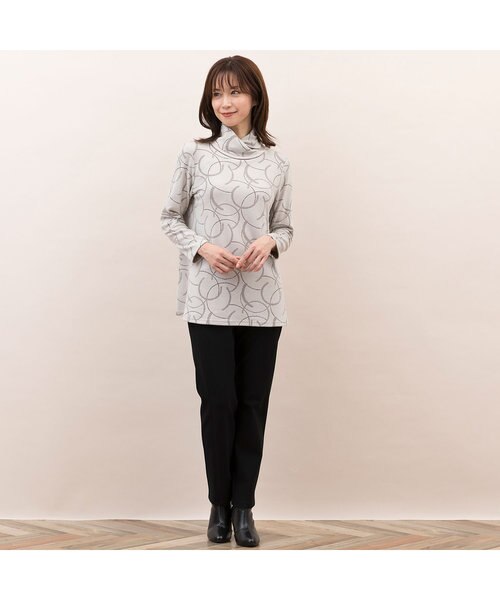 カレンサーモ〕ジャカードチュニック｜ジュニアーオンラインショップの